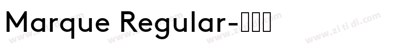 Marque Regular字体转换